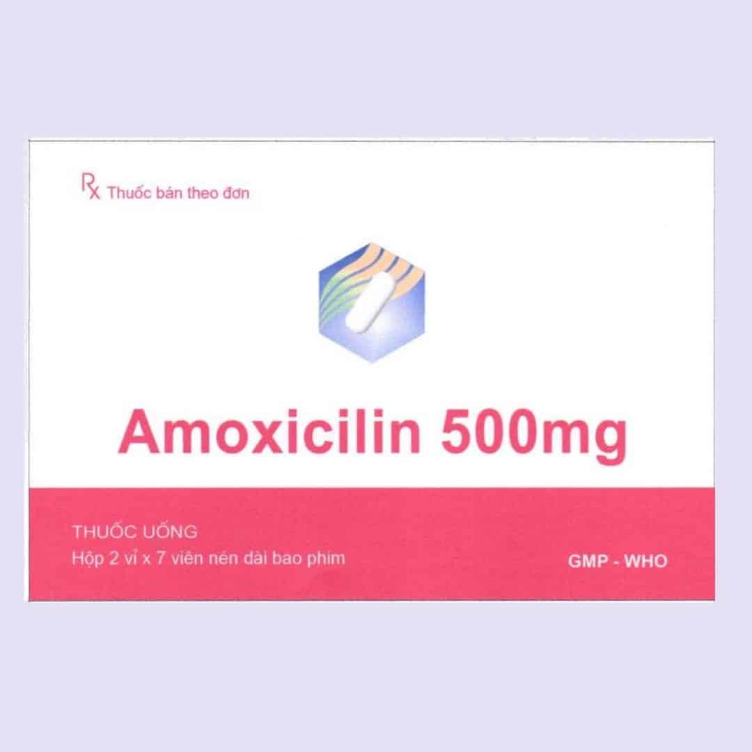 Liều dùng thuốc amoxicillin 500mg dành cho trẻ em là bao nhiêu viên mỗi lần?
