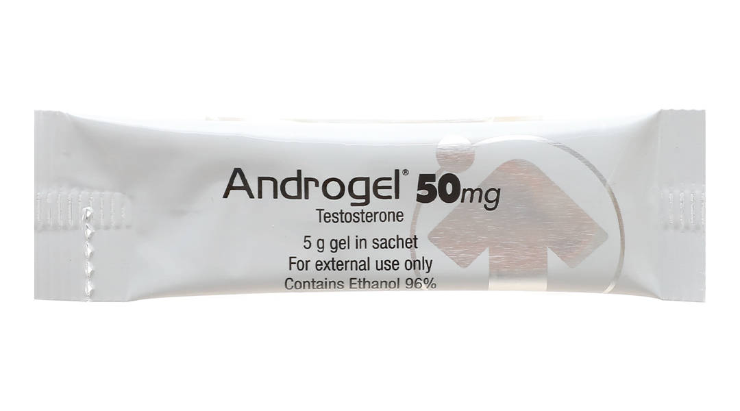 Gel bôi Androgel 50mg bổ sung testosterone cho nam giới mãn dục nam